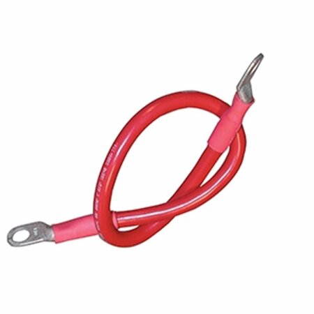 SAFETY FIRST Battery Cable Assembly 2 AWG Wire 0.37 in. Stud Red - 18 in. SA2937060
